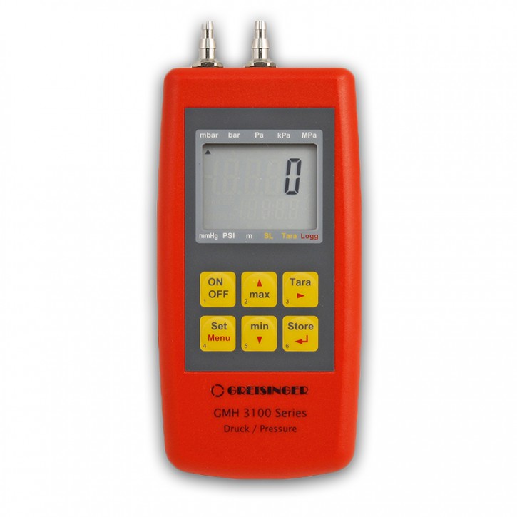 GMH 3181-13 | Manometer für Über-/Unter- und Differenzdruck mit Logger- und Alarmfunktion