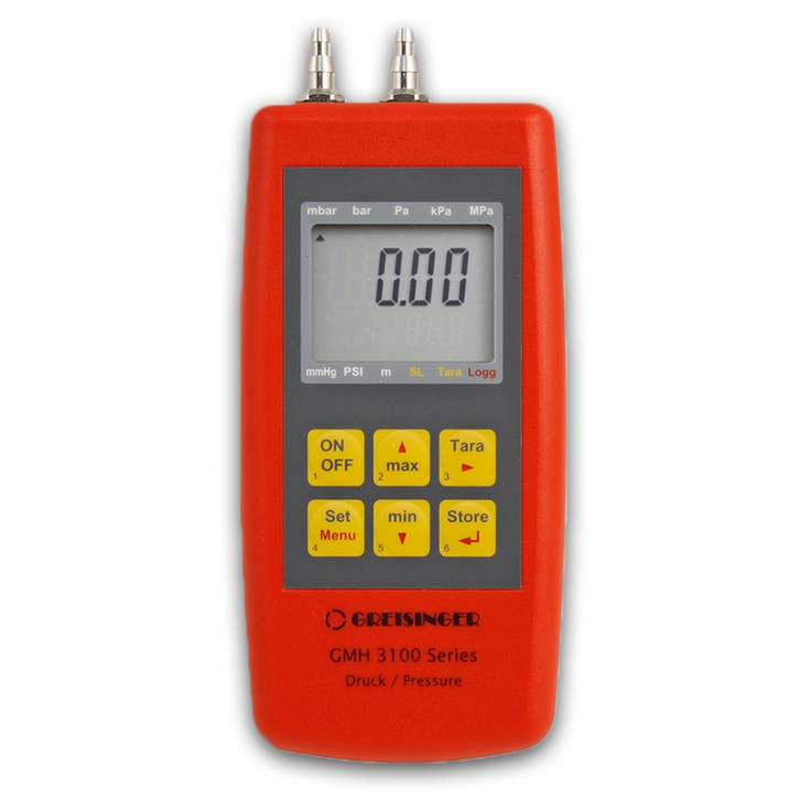 GMH 3181-01 | Digital-Feinstmanometer für Über-/Unter- und Differenzdruck mit Logger- und Alarmfunktion
