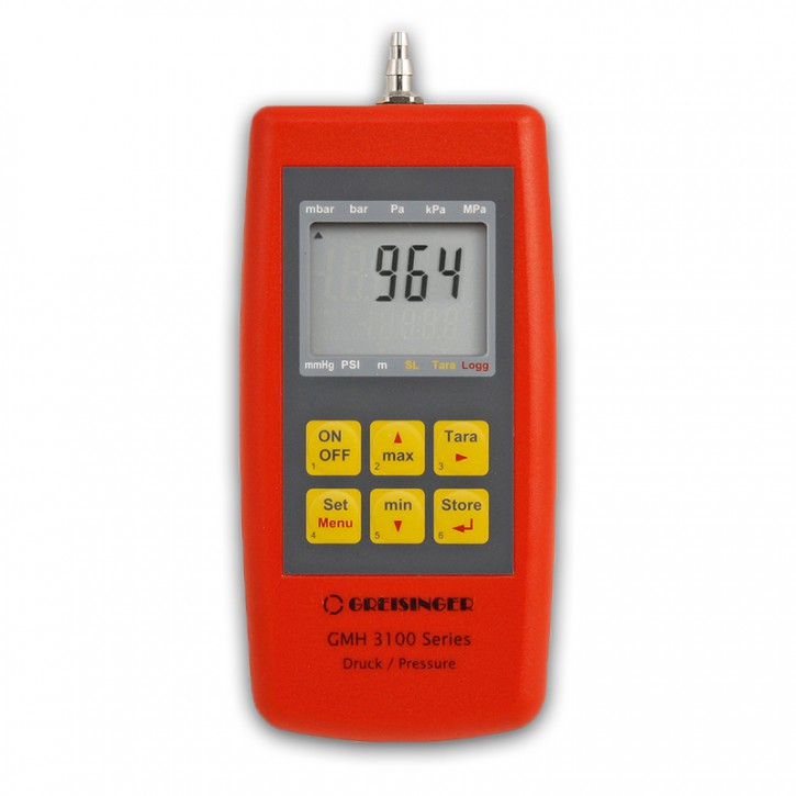 GMH 3181-12 | Vakuum-/Barometer für Absolutdruckmessung mit Logger- und Alarmfunktion