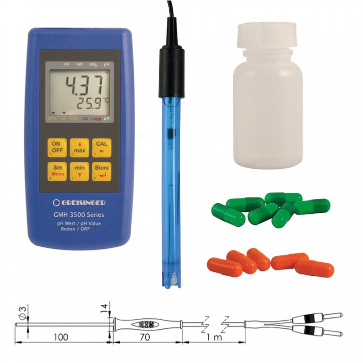 GMH 3511-SET | Komplettset zur pH-/Temperaturmessung