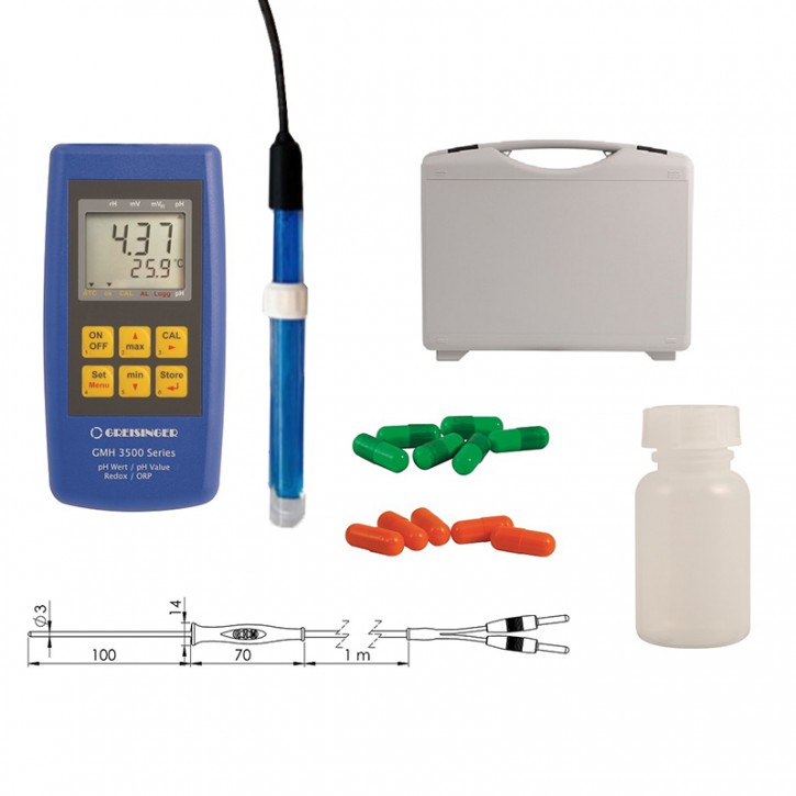 GMH 3511-SET135 | Komplettset zur pH-/Temperaturmessung