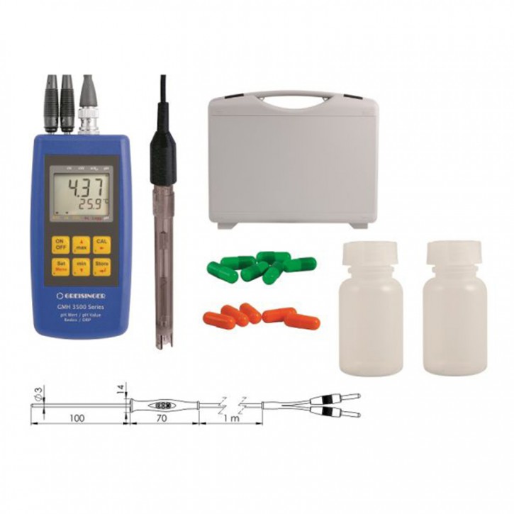 GMH 3551-SET100 | Komplettset zur pH-/Temperaturmessung