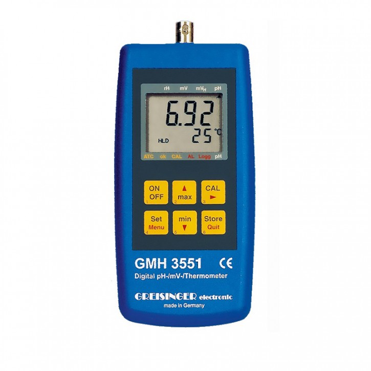 GMH 3551 | pH-/Redox-/Temperaturmessgerät mit Logger/Alarm/Analogausgang