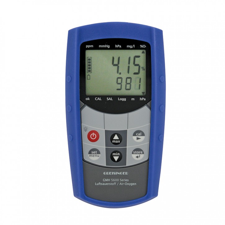 GMH 5695 | waterproof air oxygen measuring device with logger