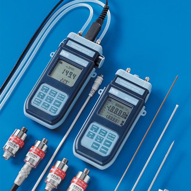 HD21... | portable measuring device for temperature and pressure