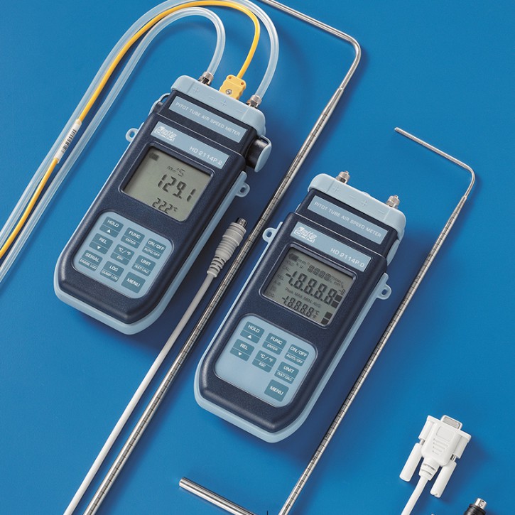 HD21x4P | micro manometer-thermometer for pitot tubes