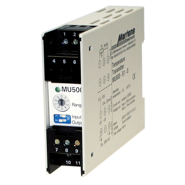 MU 500 | Mehrbereichs-Temperaturmessumformer